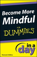 Cover: Become More Mindful In A Day For Dummies - Wiley