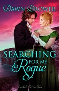 Cover: Searching for My Rogue (Linked Across Time, #2) - Linked Across Time
