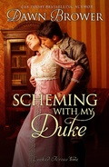 Cover: Scheming with My Duke (Linked Across Time, #9) - Linked Across Time
