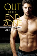 Cover: Out in the End Zone (Out in College, #2) - Lane Hayes