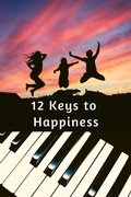 Cover: 12 Keys to Happiness - Learn And Excel