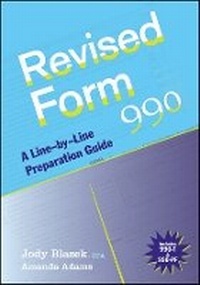 Enlarge image Cover: Revised Form 990 - A Line-by-Line Preparation Guide - Wiley