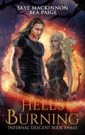Cover: Hell's Burning (Infernal Descent, #3) - Peryton Press