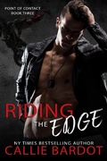Cover: Riding the Edge (Point of Contact, #3) - Calinda B