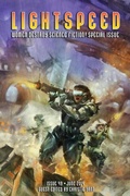 Cover: Lightspeed Magazine, issue 49 (June 2014 - Women Destroy Science Fiction! Special Issue) - John Joseph Adams