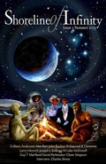 Cover: Shoreline of Infinity 1: Science Fiction Magazine (Shoreline of Infinity science fiction magazine, #1) - The New Curiosity Shop