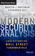 Cover: Modern Security Analysis - Wiley