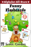 Cover: Alphabet All-Stars: Funny Flashcards - Scott Gordon