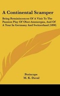 Cover: A Continental Scamper - Kessinger Publishing