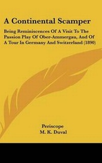 Enlarge image Cover: A Continental Scamper - Kessinger Publishing