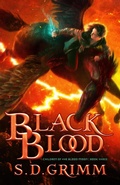 Cover: Black Blood (Children of the Blood Moon, #3) - Enclave Escape
