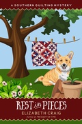 Cover: Rest in Pieces (A Southern Quilting Mystery, #9) - Elizabeth Craig
