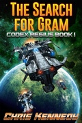 Cover: The Search for Gram (Codex Regius, #1) - Theogony Books