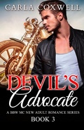Cover: Devil's Advocate - Book 3 (Devil's Advocate BBW MC New Adult Romance Series, #3) - Revelry Publishing