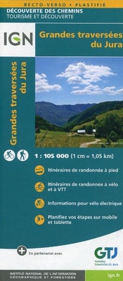 Abbildung von: Jura grandes traversees: 89026 - Institut Geographique National