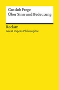 Cover: &Uuml;ber Sinn und Bedeutung - Reclam