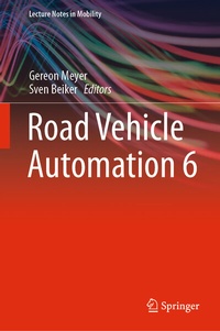 Abbildung von: Road Vehicle Automation 6 - Springer
