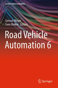 Abbildung von: Road Vehicle Automation 6 - Springer