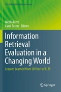 Cover: Information Retrieval Evaluation in a Changing World - Springer