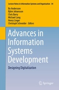 Cover: Advances in Information Systems Development - Springer