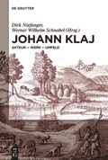 Cover: Johann Klaj (um 1616-1656) - De Gruyter