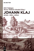 Cover: Johann Klaj (um 1616-1656) - De Gruyter