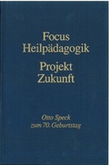 Cover: Focus Heilp&auml;dagogik - Projekt Zukunft - Ernst Reinhardt Verlag