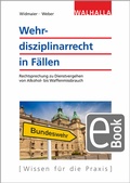 Cover: Wehrdisziplinarrecht in F&auml;llen - Walhalla