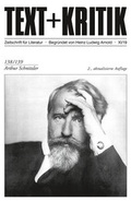 Cover: Arthur Schnitzler - edition text + kritik