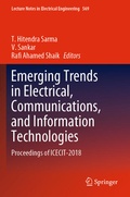 Cover: Emerging Trends in Electrical, Communications, and Information Technologies - Springer