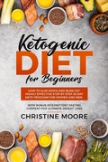 Cover: Ketogenic Diet for Beginners: How to Slim Down and Burn Fat, Highly Effective Step by Step 30 Day Keto Program for Women and Men with Bonus Intermittent Fasting Content for Ultimate Weight Loss - Aprilis Publishing LLC