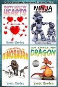 Cover: Four Fantastic Bedtime Stories Vol. 2 (Four Fantastic Bedtime Stories for Children 3-6, #2) - Four Fantastic Bedtime Stories for Children 3-6