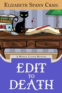 Bild: Edit to Death (A Myrtle Clover Cozy Mystery, #14) - Elizabeth Spann Craig
