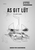 Cover: AS GIT L&Uuml;T - unartproduktion