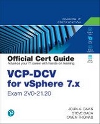 Abbildung von: VCP-DCV for vSphere 7.x (Exam 2V0-21.20) Official Cert Guide - Pearson It Certification