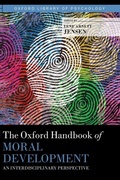 Cover: The Oxford Handbook of Moral Development - Oxford University Press Inc