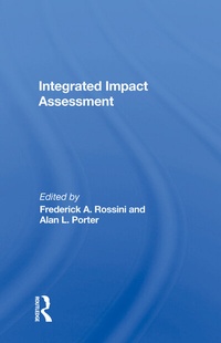 Enlarge image Cover: Integrated Impact Assessment - Routledge