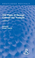 Cover: The Plays of George Colman the Younger - Routledge