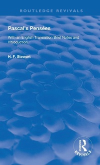Enlarge image Cover: Pascal's Pensees - Routledge