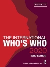 Abbildung von: The International Who's Who 2020 volume 2 - Routledge