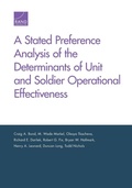 Cover: A Stated Preference Analysis of the Determinants of Unit and Soldier Operational Effectiveness - RAND