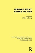 Cover: Middle East Peace Plans - Routledge