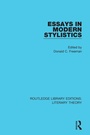 Cover: Essays in Modern Stylistics - Routledge