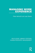 Cover: Managing Work Experience - Routledge