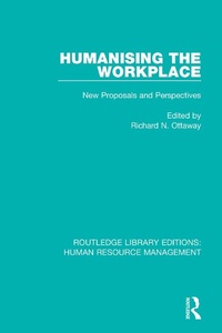 Abbildung von: Humanising the Workplace - Routledge
