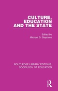 Abbildung von: Culture, Education and the State - Routledge
