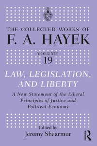 Abbildung von: Law, Legislation, and Liberty - Routledge