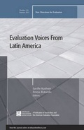Cover: Evaluation Voices from Latin America - Wiley