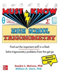 Abbildung von: Must Know High School Trigonometry - McGraw-Hill Education