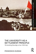 Cover: The University as a Settlement Principle - Routledge